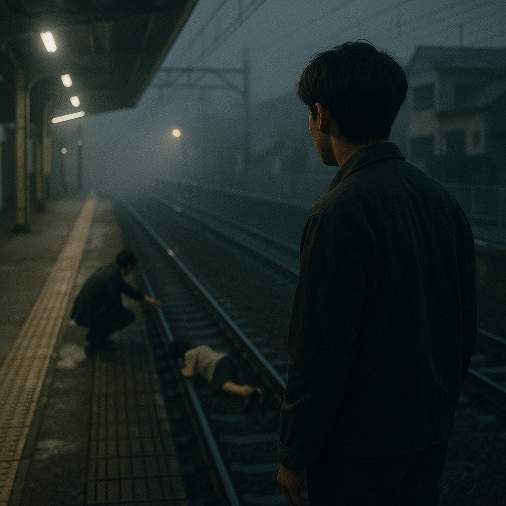 怖い話でもするかのイメージ