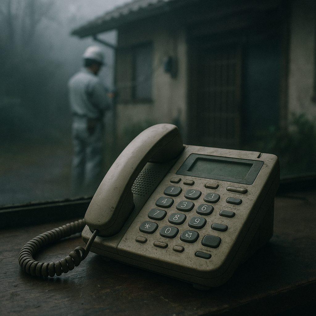 それは電話の工事で起きた・・・のイメージ
