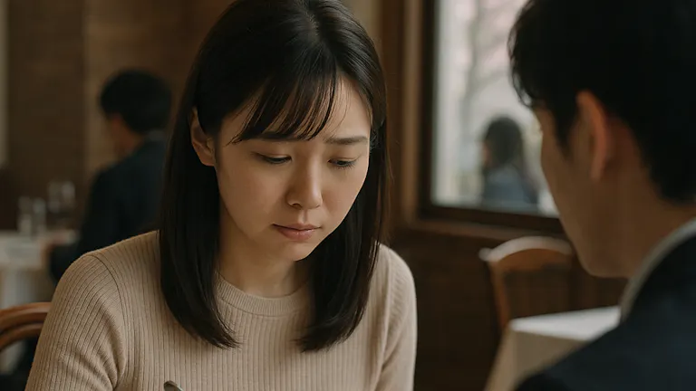 デートでスープパスタって食べにくいよねw