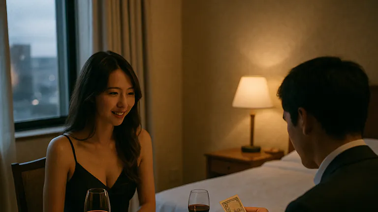 新婚旅行と元カノ③(完結編/元カノの部屋でディナー