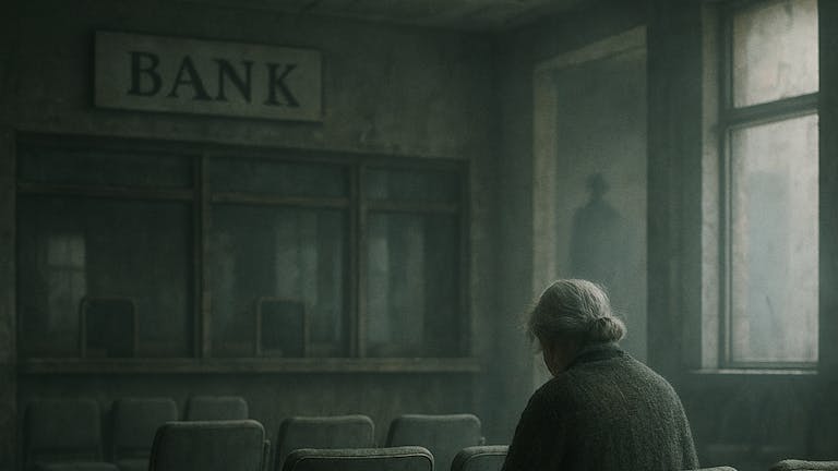 銀行の待合室の話