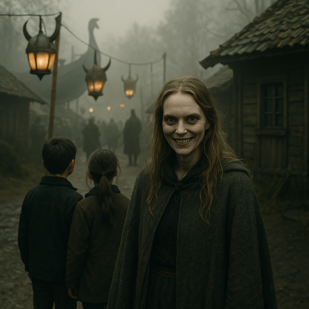 異国の祭りの影のイメージ