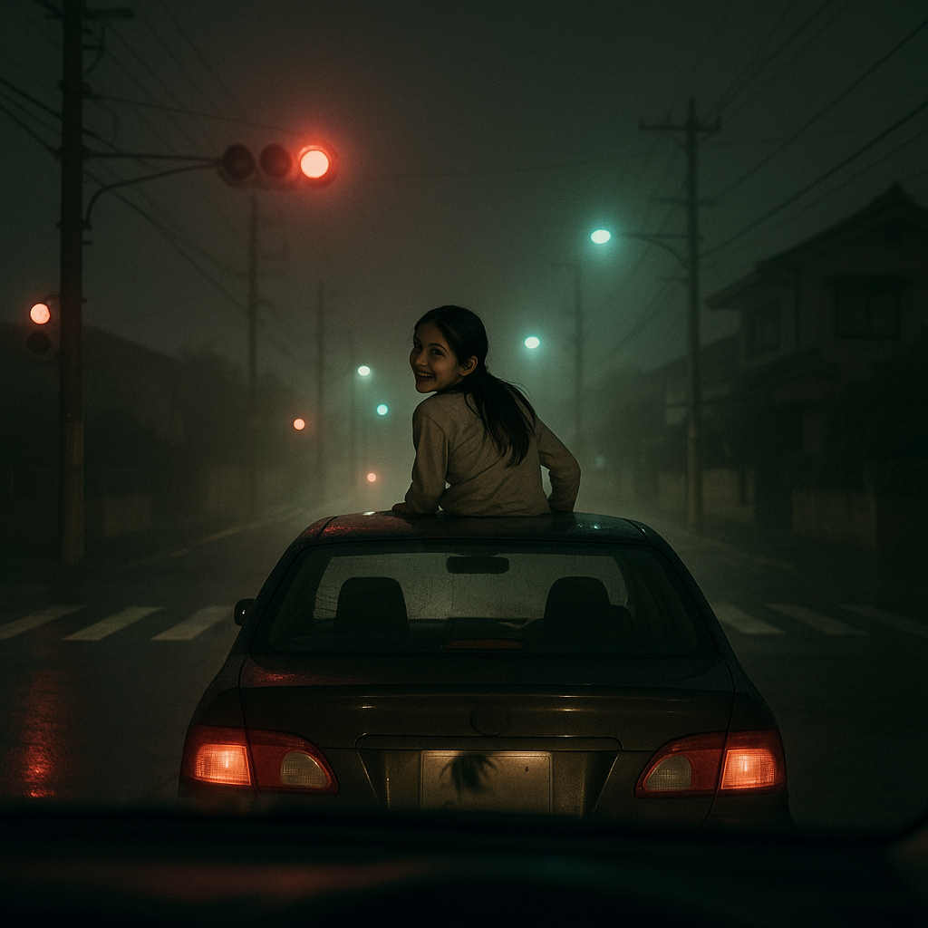 夜間のドライブのイメージ