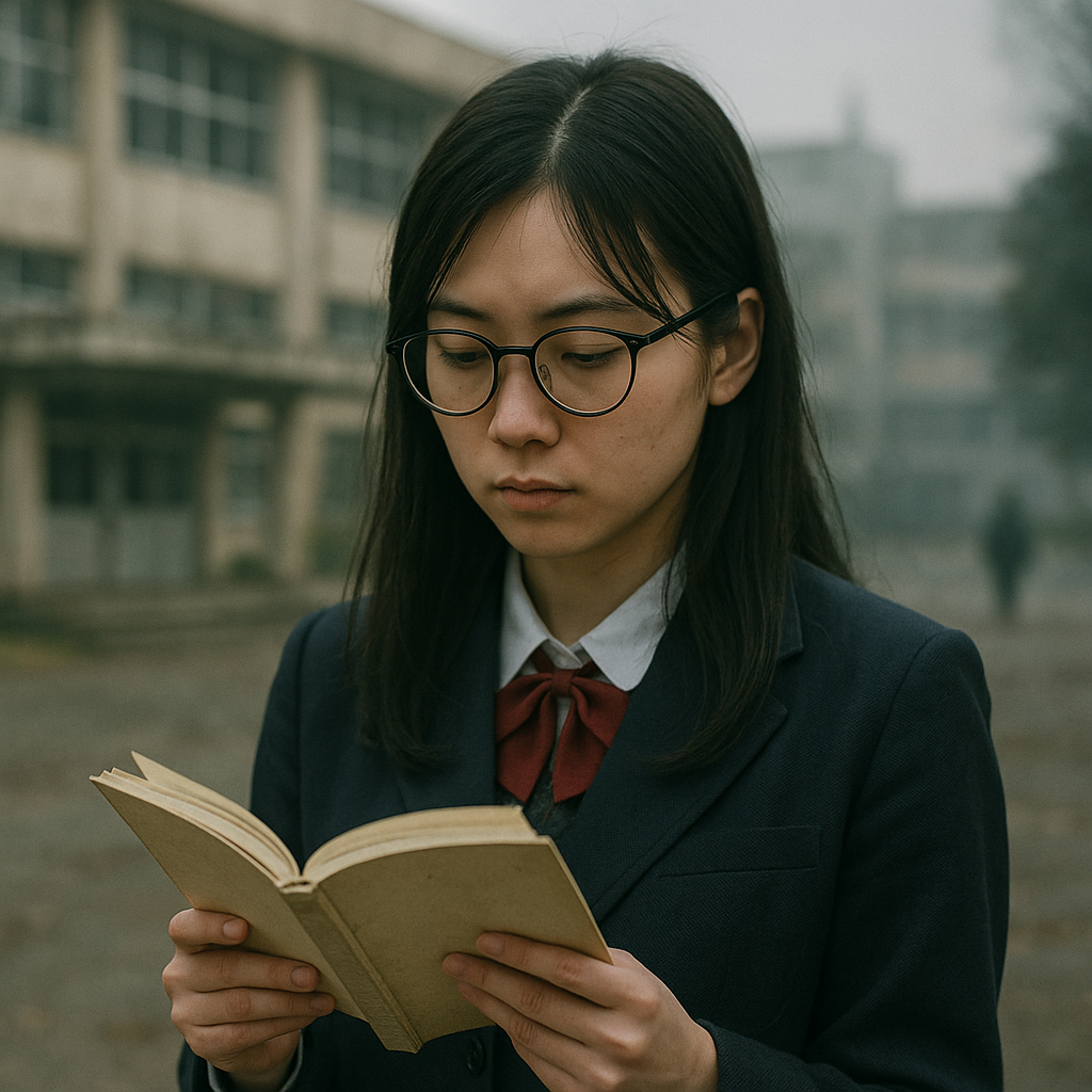 地味系眼鏡っ子で超真面目な女の子のイメージ