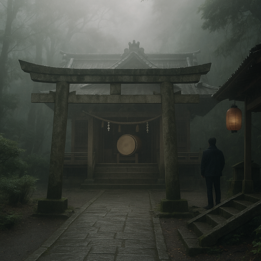 神社の太鼓の音のイメージ