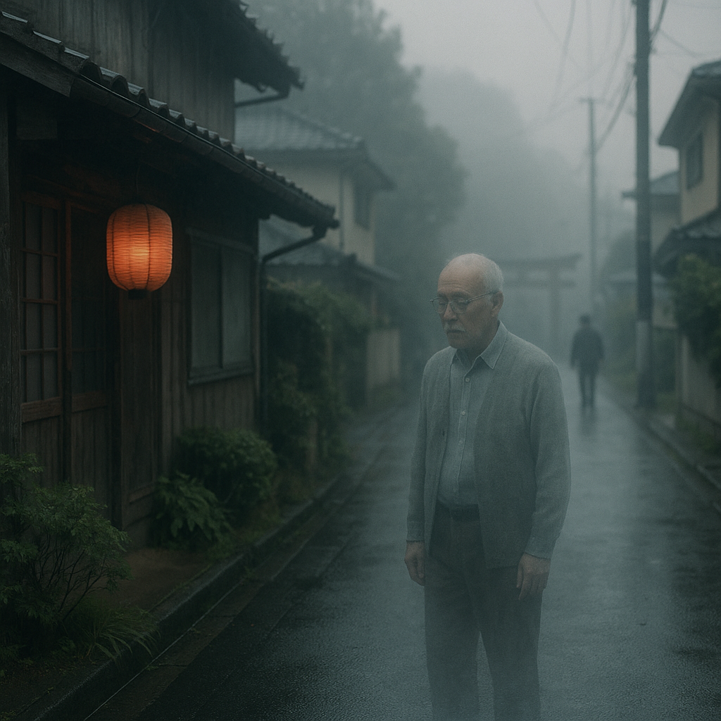 お爺ちゃんの幽霊のイメージ