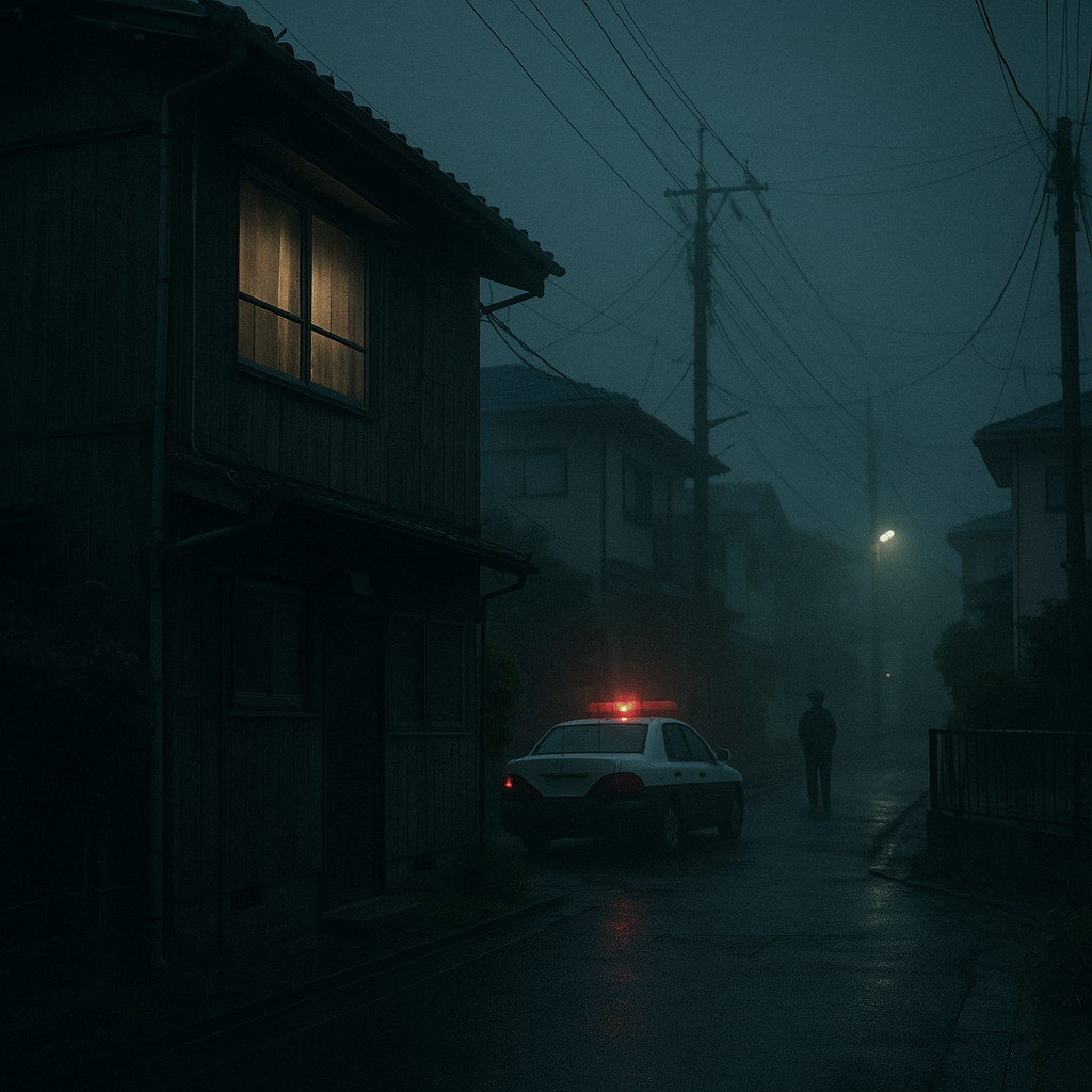 深夜に響く奇妙な音のイメージ