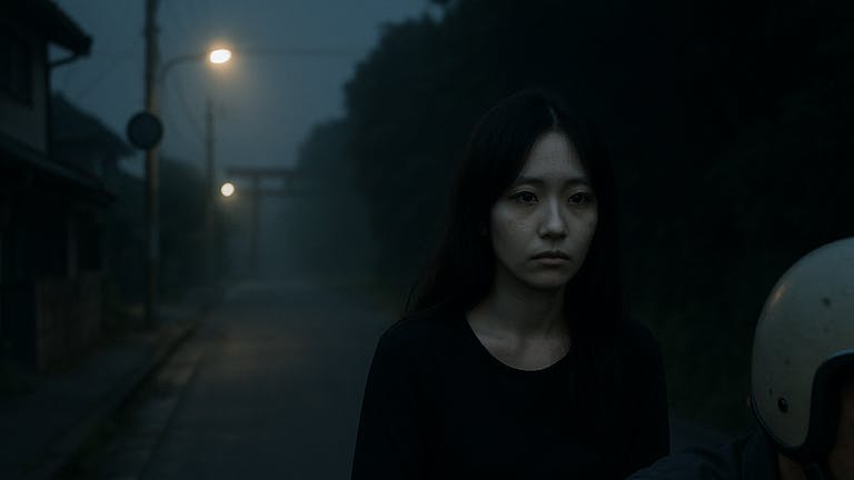 上半身だけの女