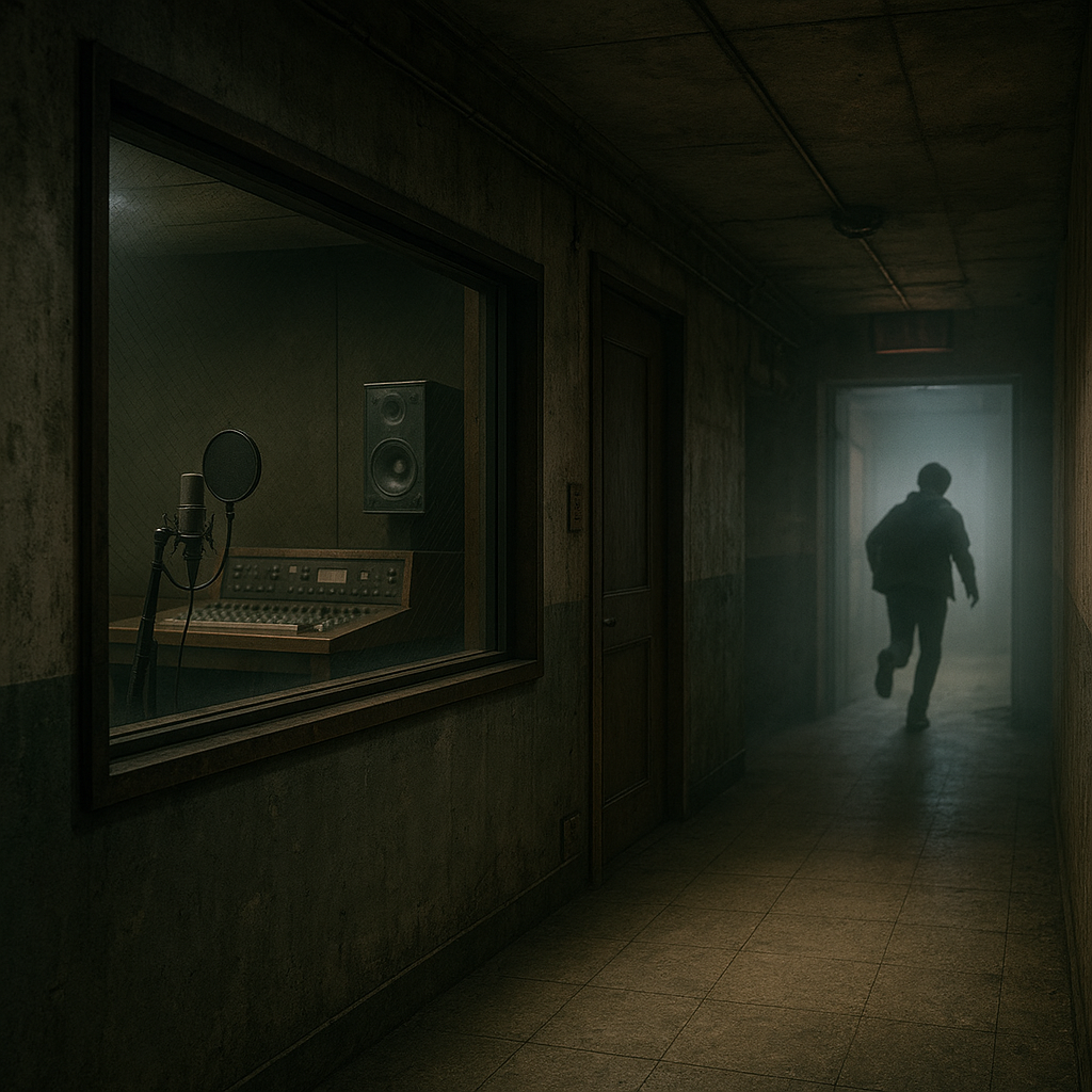 地下二階の録音室のイメージ