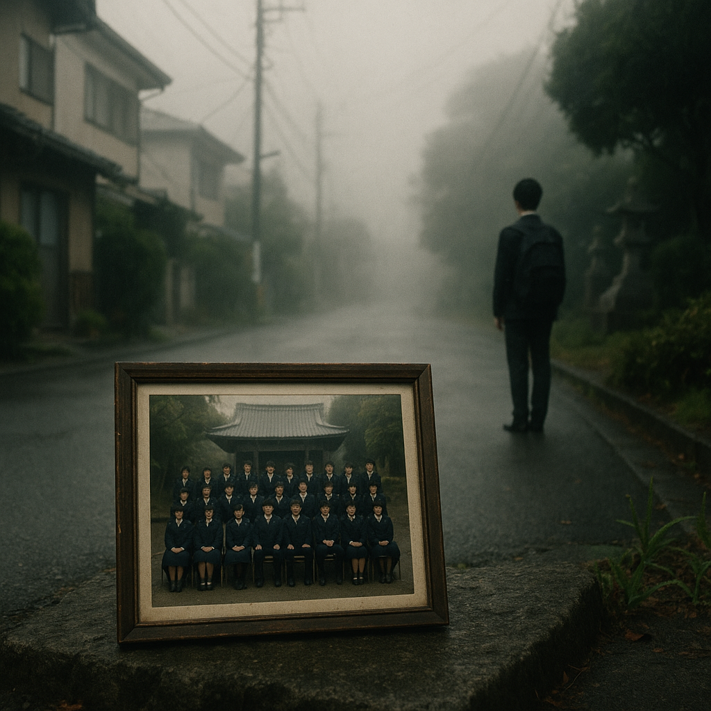 修学旅行の集合写真のイメージ