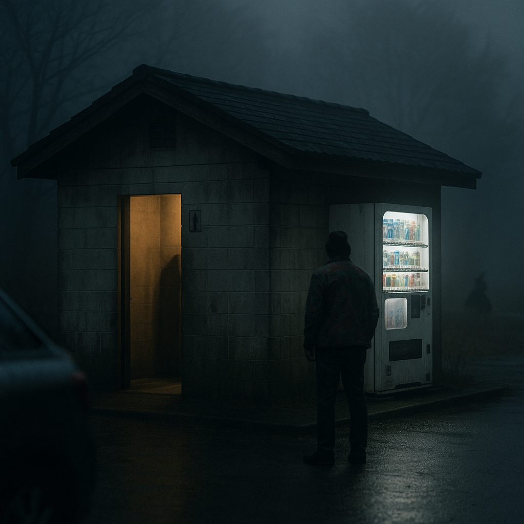 深夜の小屋の話のイメージ
