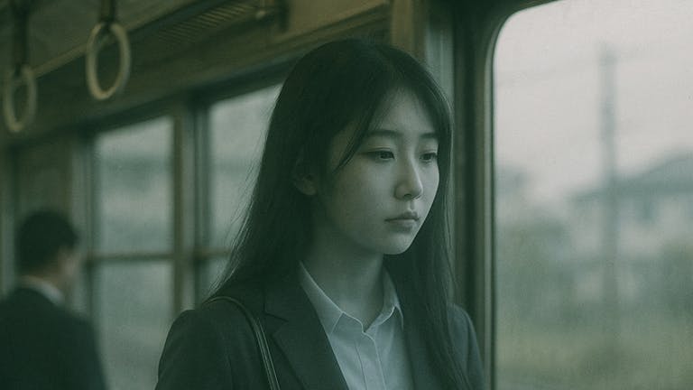 通勤電車でよく見かける若い女性