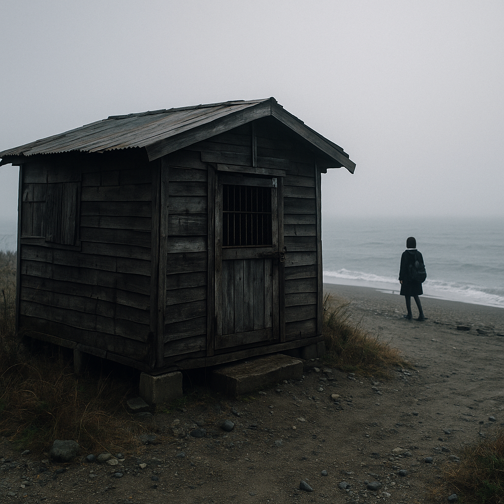海岸にある謎の小屋のイメージ