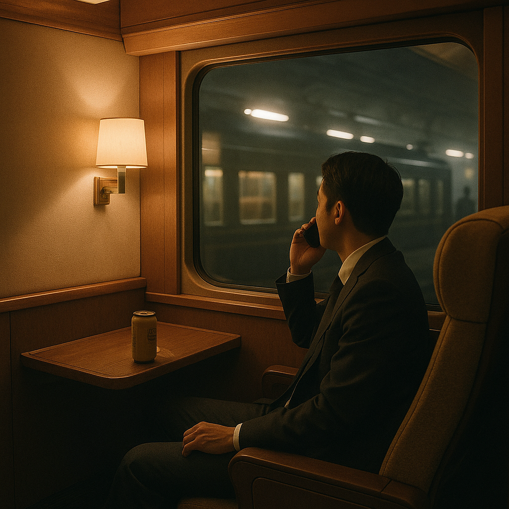 深夜特急①（23時発の観光特急で個室指定席）のイメージ