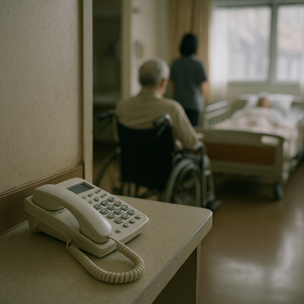 病院の電話のイメージ